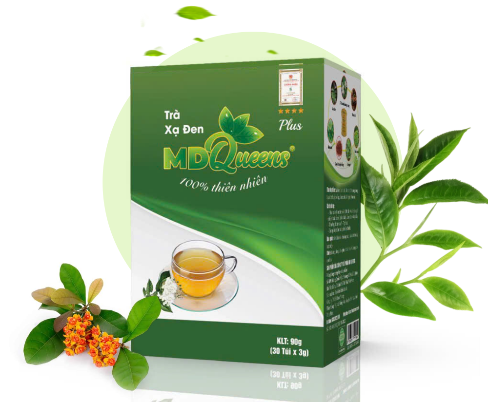 Hộp trà xạ đen MD Queens cùng thảo dược thiên nhiên